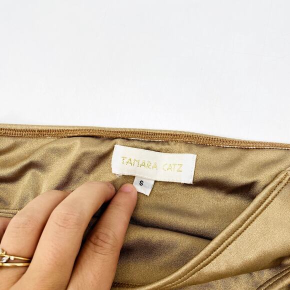 Tamara Catz bronze low rise bikini bottom - Picture 3 of 4